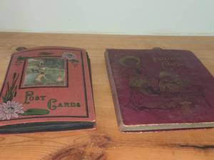 Lot of (2) Vintage Post Card Albums