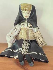 Handmade Russian Cloth Doll by Alexandra Kukinara