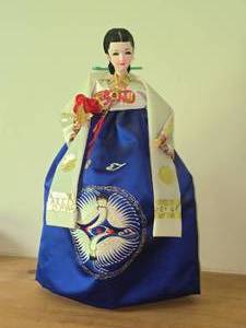 Traditional Korean Hanbok Doll