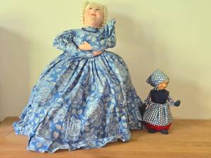 Tea Cozy 18 Doll, Country Maiden Folk Art Doll