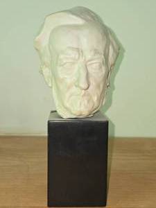 Porcelain Bust of German Composer Richard Wagner