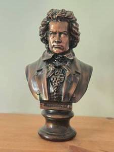 Ceramic Bust of Ludwig Von Beethoven