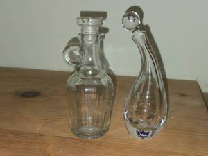 Small Crystal Decanter  Small Glass Decanter