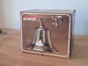 Brass Bell with Wall Bracket