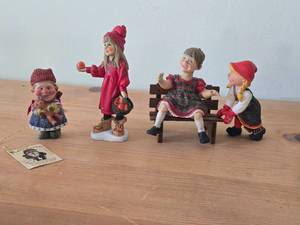 (3) Candy Design (Norway) Figurines  (1) Norwegian Figurine