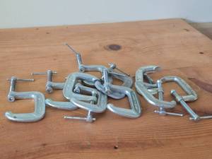 Lot of (10) 1-12 C-Clamps