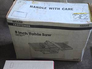 Sears Craftsman 8 Table Saw