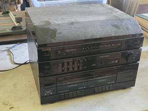Casio MS-150 All-in-One Stereo Music System - Tuner, Equalizer, Cassette Deck, Phonograph