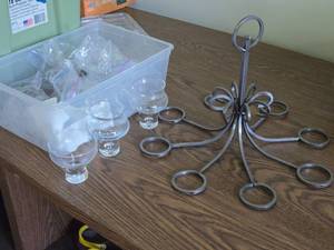 Hangong Candleholder with Glass Holders