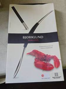 Bjorklund Skalldyr Lobster Forks and Cracker Set