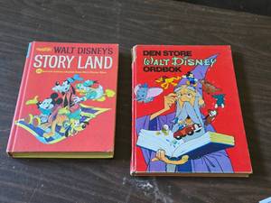 Vintage 1962 Walt Disneys Story Land Hardcover Book  Den Store Walt Disneys ORDBOK
