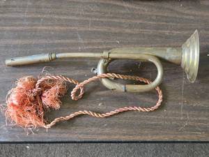 Vintage Brass Bugle Horn