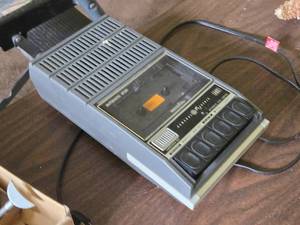 Vintage General Electric Portable Cassette Tape Player