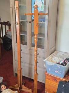 Lot of (2) Coat Racks