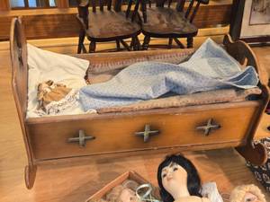 Doll Wooden Cradle
