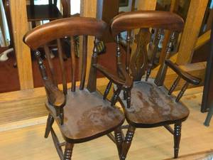 Lot of (2) Doll Chairs