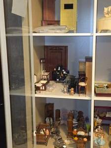 Lot of (3 Shelves) Dollhouse Miniatures