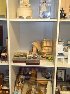 Lot of (3 Shelves) Dollhouse Miniatures