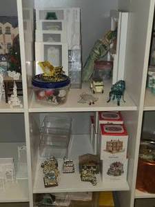 Lot of (2 Shelves) Dollhouse Miniatures