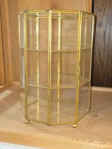 Octagon Glass Display Shelf