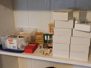 Dollhouse Miniatures - Dressers, Hutch, Radiators