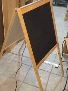Chalk  Dry Erase 2-sided Easel