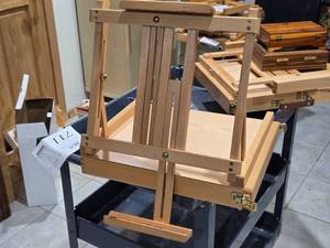 Artist Table Top Easel with Side Drawer