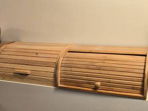 Lot of (2) Roll-Top Bread Boxes
