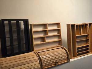 Lot of (3) Display Shelves