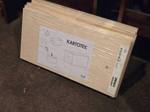 Lot of (2) Ikea Kartotek Wood Drawers