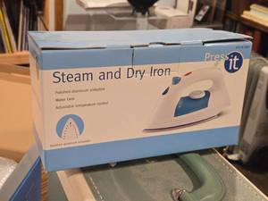 Household Steam and Dry Iron (in original packaging)