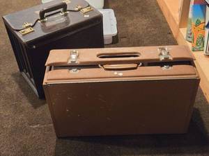 Lot of (2) Flip-Top Briefcases