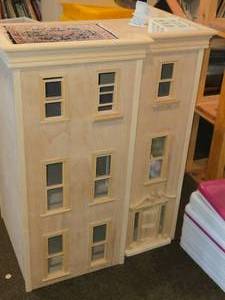Multi-level Wood Dollhouse