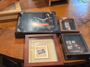 Lot of (4) Shadow Boxes (assorted)