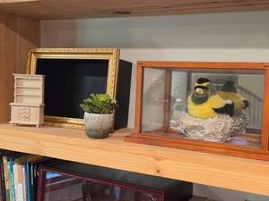 Lot of (2) Display Boxes with Dollhouse Miniatures