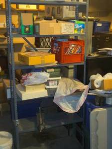 Metal Shelving Unit