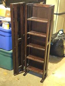 Lot of (2) Collapsible Book Shelves