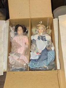 Ashton Drake Sugar and Spice Cinderella Porcelain Dolls
