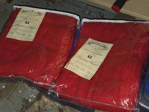 Lot of (2) Faribault Woolen Mills Cotton Blanket 66 x 96