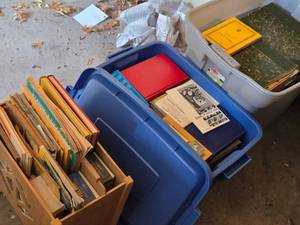 Lot of (2 Totes and 1 Box) Books