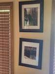Lot of (2) Framed Contemporary Wall Art - Matted (One is of San Francisco, Signed)