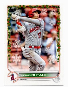 2022 Topps Holiday Shohei Ohtani #HW100 Baseball Card
