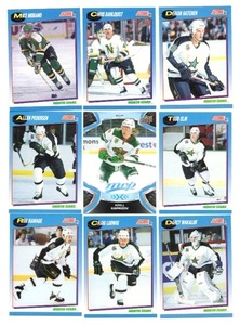 Lot Of 9 Minnesota Wild and Northstar Hockey Cards Including 2021-22 Upper Deck MVP #218 Kirill Kaprizov, 1991-92 Score Canadian Bilingual Craig Ludwig, and More