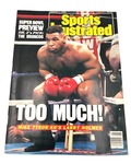 Iron Mike Tyson Newsstand Sports Illustrated Too Much! February 1, 1988 Magazine