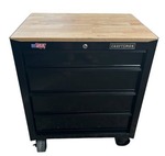 Craftsman 4-Drawer Steel Rolling Tool Cabinet (Black) with Tools and More!