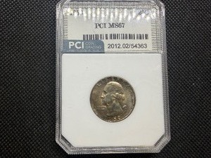 1959 Silver Washington Quarter PCI MS67