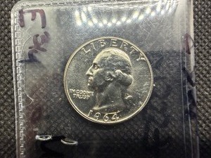 1964 Silver Washington Quarter Proof