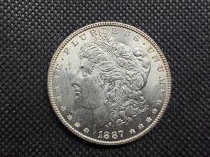 1887 Morgan Silver Dollar
