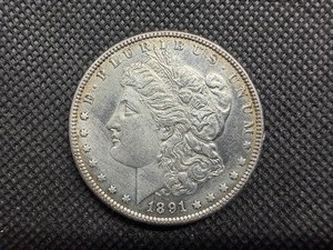 1891 Morgan Silver Dollar