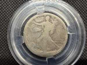 1916 S Silver Walking Liberty Half Dollar